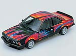 BMW 635 CSi, Art Car von Ernst Fuchs, Miniatur im Ma�stab 1:18
