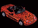 A. R. Penck, Art Car, 1991 - BMW Z1
