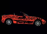 A. R. Penck, Art Car, 1991 - BMW Z1
