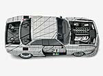 Miniatur des BMW 3,0 CSL Art Car von Frank Stella