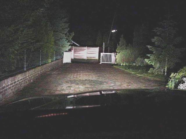 Ausleuchtung mit Xenon Fernlicht