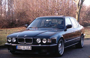 Der BMW 750i (E32) von Bj�rn Giesser