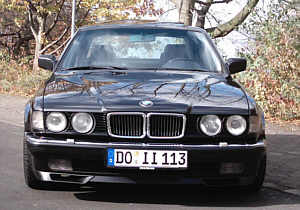 Der BMW 750i (E32) von Bj�rn Giesser