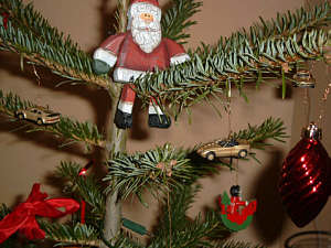 Weihnachtsbaum eines echten BMW-Fans