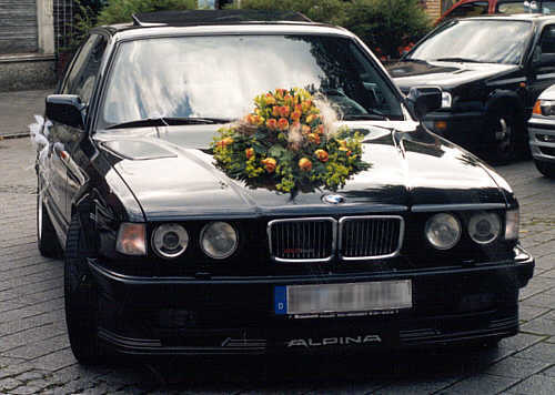Alpina B12 als Hochzeitsauto