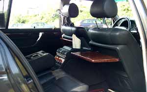 Heckbank im BMW 750iL Highline