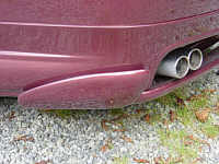 Auspfuff-Detail, BMW 745i (E65)
