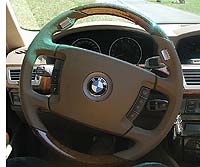 individual Holzlenkrad im BMW 7er
