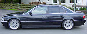 Der BMW 730i von Blade in der Seitenansicht