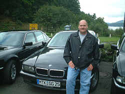 G�nter G�nge mit seinem BMW 735i (E38)