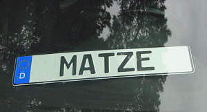 Kennzeichen "Matze"