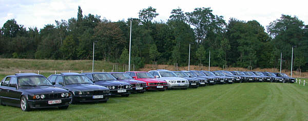 7er-Parade beim September-Treffen in Ratingen