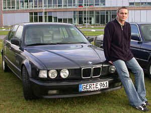 Frank Hoeffle ("FreakazOid") mit seinem BMW 730i