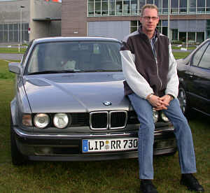 Ralf Rckwarth ("Ralle730") mit seinem BMW 730i
