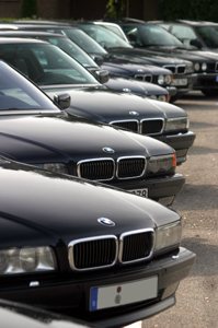 BMW 7er-Parade in Moers