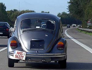 VW K�fer von Mario Waldmann (alias &quote;Speedy&quote;)