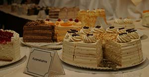 Kuchenplatte im Motel Moers