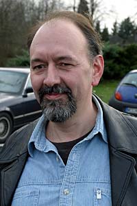 Manfred beim 7er-Stammtisch in Moers