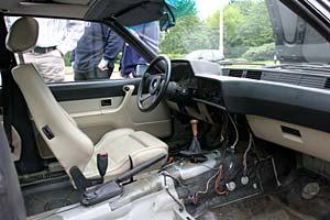 Der Innenraum von Rainers Alpina B9