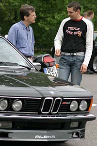 Rainer Witt (Alpina0815) mit Oliver (manytec) hinter Rainers B9
