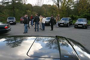 7er-Parkplatz beim Stammtischtreffen in Moers