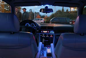 Blue-Light-E32 von Andreas auf dem Stammtischtreffen in Moers