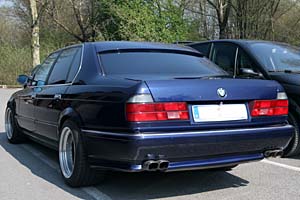 BMW 730iL (E32) von Horst J. auf dem 7er-Stammtisch in Moers
