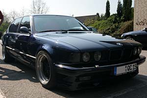 BMW 730iL (E32) von Horst J. auf dem 7er-Stammtisch in Moers