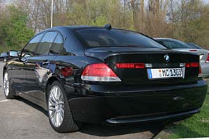Mirkos BMW 730d (E65) auf dem 7er-Stammtisch in Moers