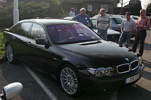 Mirkos BMW 730d (E65) auf dem 7er-Stammtisch in Moers