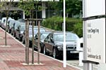 7er-Parkplatz vor dem BMW-Werk in Dingolfing