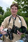 Steffen (�DMX@S&S-Spezial�) auf dem portablen Kran