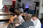 Anzing am Abend, vor dem Fu�ballspiel