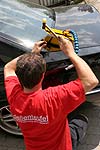 hier ist der �Dellenteufel� an einem E38 im Einsatz