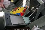 DVD-Player in der hinteren Mittelarmlehne im E23 von Detlef