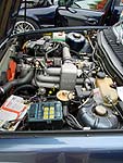 BMW 745i (E23), Motorraum