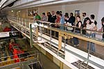 Blick von der Trib�ne auf die Abf�llung
