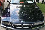 Motorhaube von Alexanders (�Highliner�) Motorhaube mit den Unterschriften