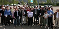 Teilnehmer der ZF-Werksbesichtigung in Saarbr�kcen