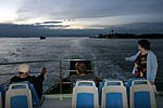 R�ckweg: auf dem Schiff von Lido bis Pelestrina