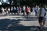 Teilnehmer beim Geschicklichkeitsparcours