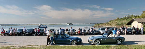 BMW-Gruppenfoto auf Albarella