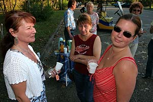Jutta, Sabine und Melli