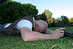 Wolfram beisst ins Gras