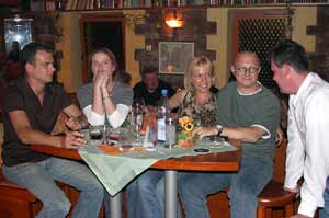 7er-Gemeinde im Hotel Schwalbennest