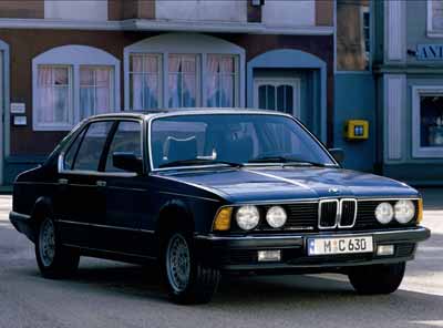 BMW 745i Turbo (Modell E23) in M�nchen