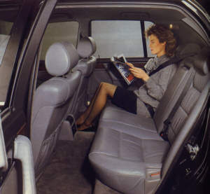 BMW 7er (E32), Kurzversion, R�ckbank