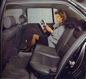 BMW 7er (E32), Langversion, R�ckbank