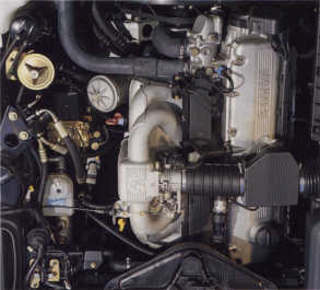 6-Zylinder Motor in der BMW 7er-Serie (Modell E32)