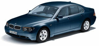 BMW 7er, E65, toledo blau metallic